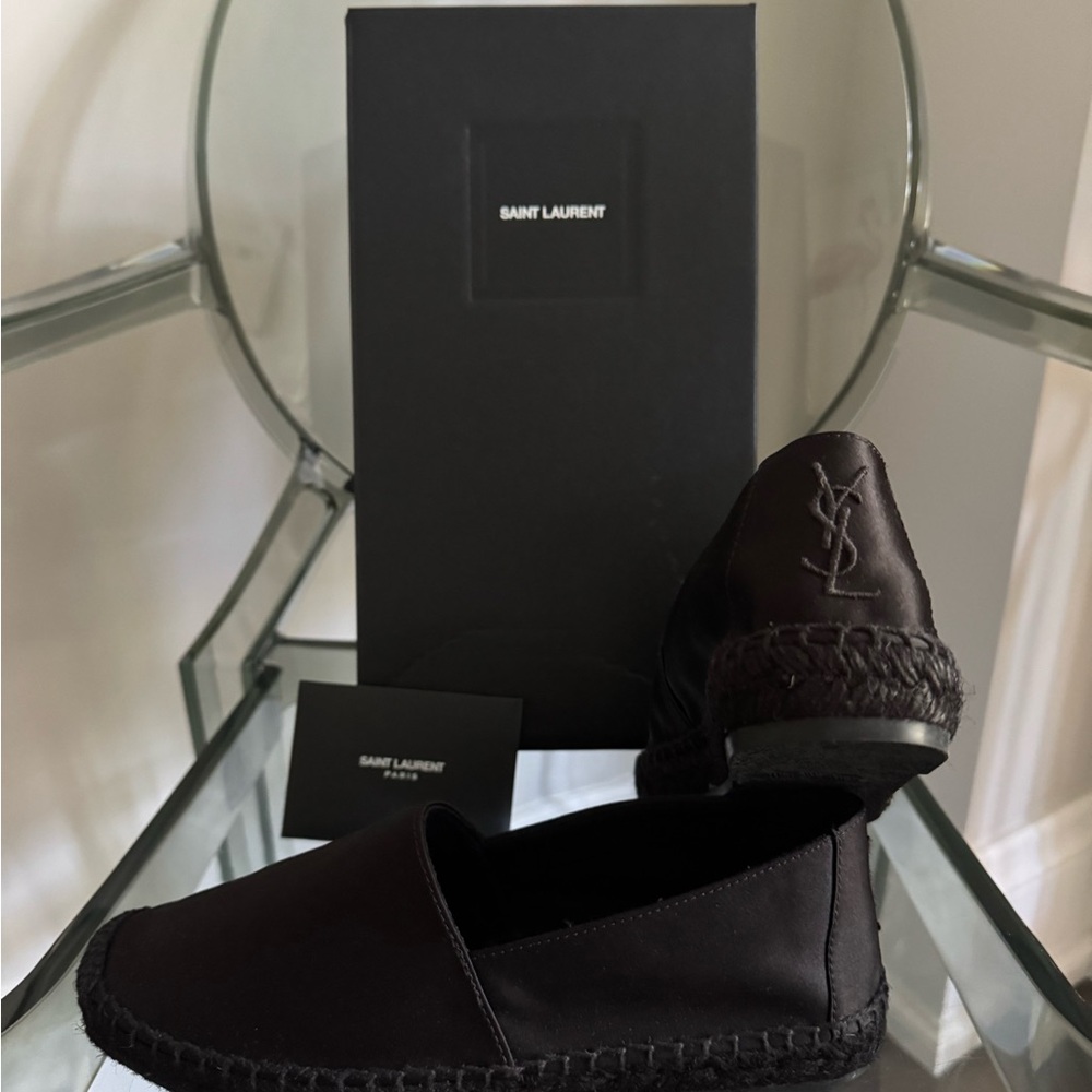 Saint Laurent Black Loafers